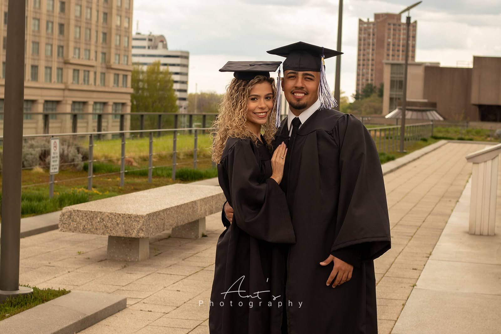 Graduation outdoor session